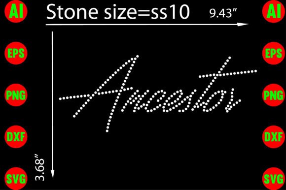 Ancestor Rhinestone Templates Design: A Modern Approach to Heritage Craft