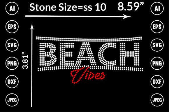 Beach Vibes Rhinestone Templates Design: Your Ultimate Guide to Sparkling Summer Creations