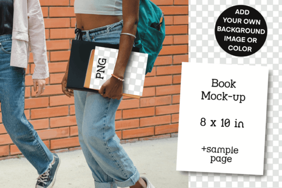 Book Page Mockup 8x10 Templates Frames: A Designer's Tool for Polished Presentations