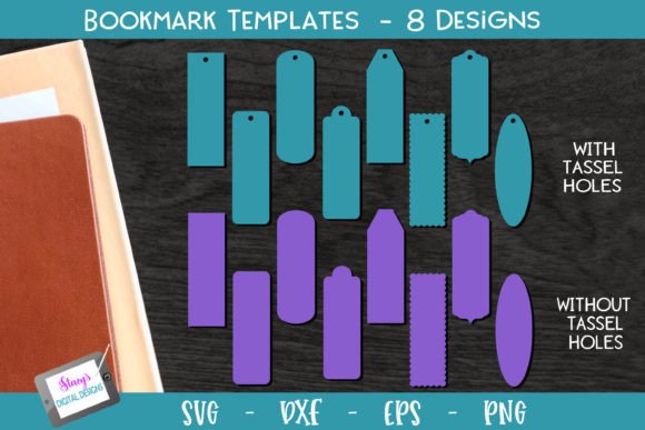Bookmark Bundle: 8 Creative Templates for Readers & Makers