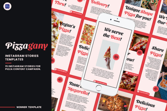Elevate Your Brand with Pizzagany Instagram Stories Templates