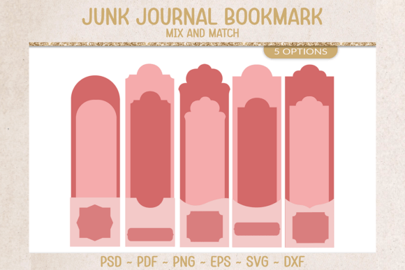 Junk Journal Bookmark Templates: A Crafter's Best Friend