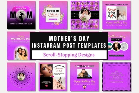 Strategic Mother's Day Social Media Canva Templates: Amplify Your Message and Save Time