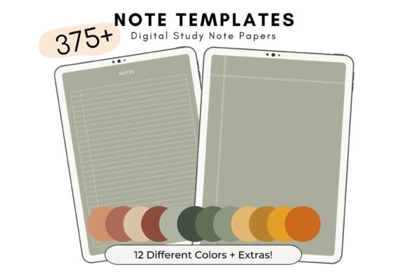 Streamline Your Workflow with Soft Leaves Digital Note Templates