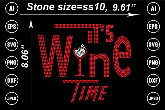 Streamlining Your Creative Process with Wine Rhinestone Templates Design