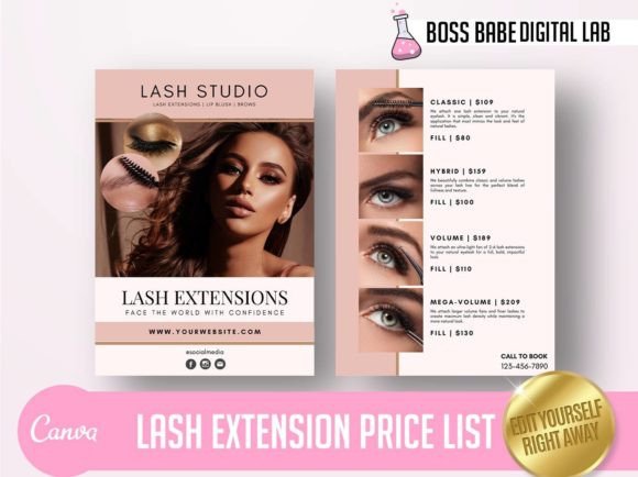 The Ultimate Guide to DIY Neutral Lash Price List Templates: Elevate Your Lash Business